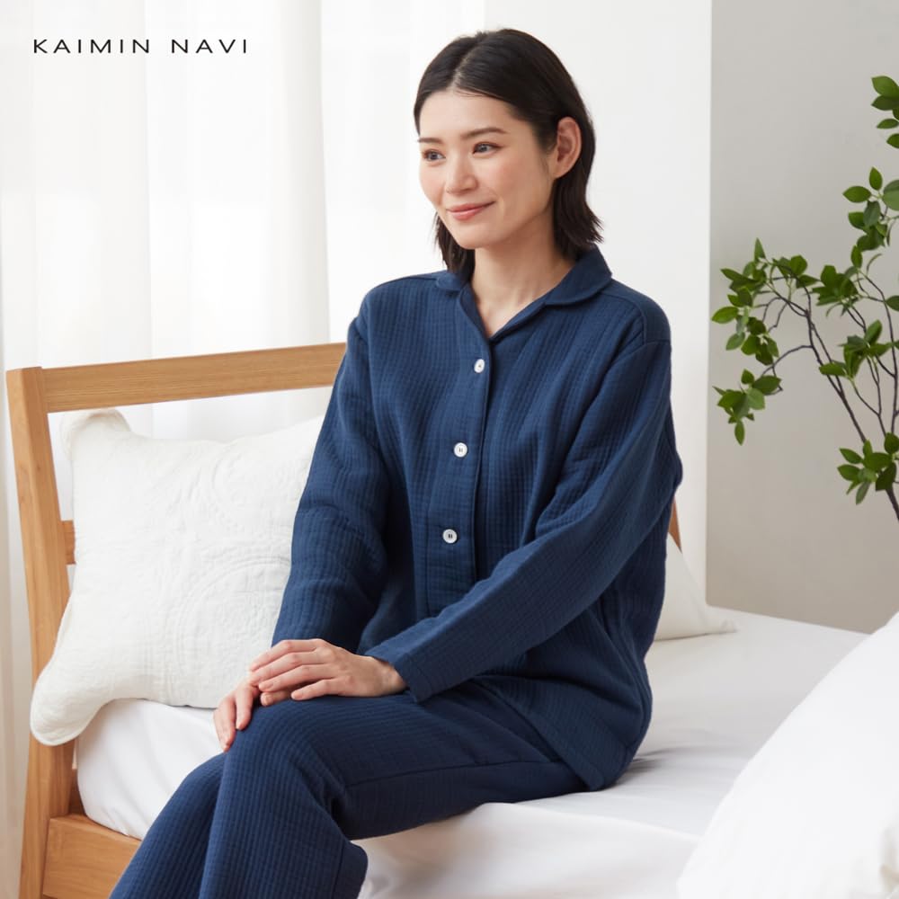kaimin navi 快眠ナビ UCHINO ウチノ コラボ企画 パジャマ GUNZE グンゼ パジャマ ルームウェア レディース UCHINOコラボ